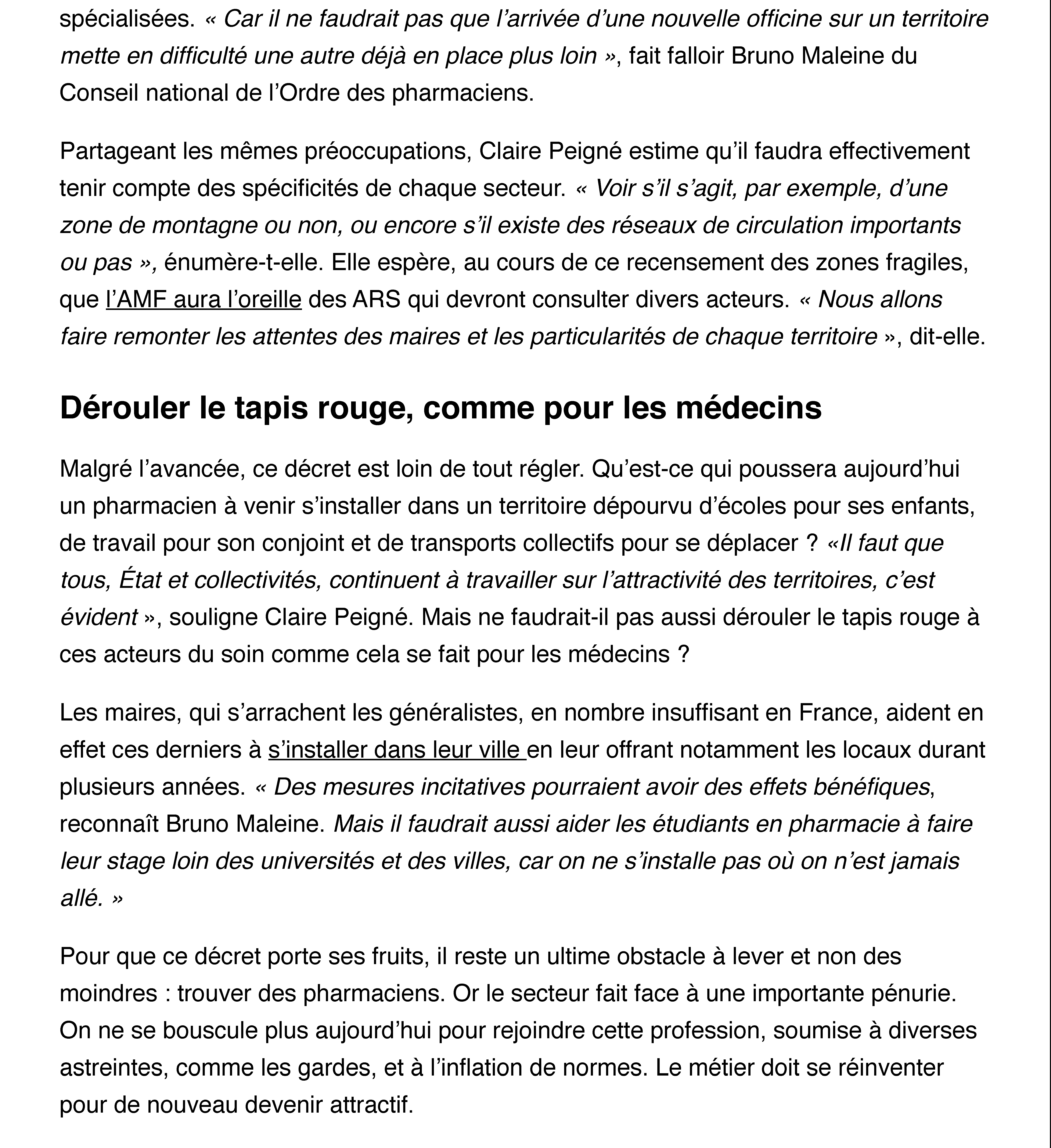 RPN SANTE 202407 «Depuis 2007, 4000 officines ont disparu» _ dans les zones rurales, les pharmacies viennent à manquer_Page_3